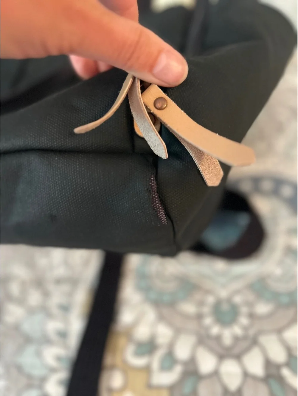 Petunia Pickle Bottom Two-Tone Canvas Backpack